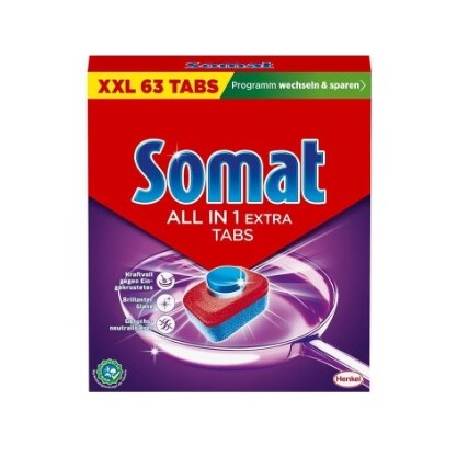 Somat Spülmaschinen Tabs All in 1 Extra 63er XXL
