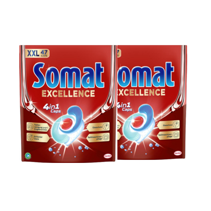 Somat Spülmaschinen Caps Excellence 4 in1 2x47er XXL