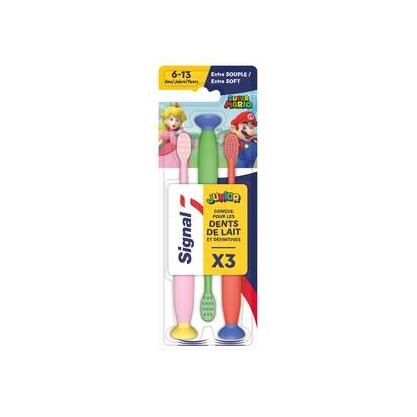 Signal Zahnbürste Junior Super Mario 6-13 J. extra soft 3er