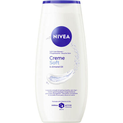Nivea Duschgel 250ml Cream  Soft&Almond Oil