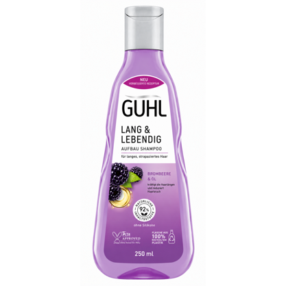Guhl Shampoo Lang & Lebendig mit Brombeere & Öl 250ml