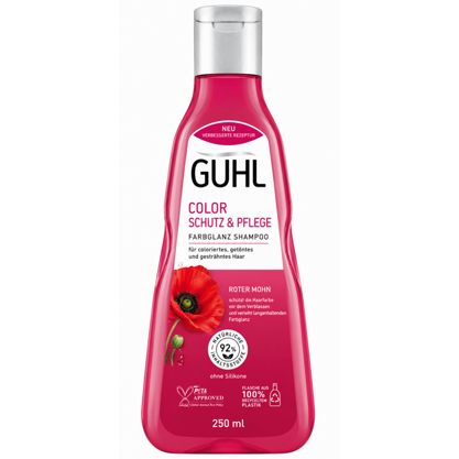 Guhl Shampoo Color Schutz & Pflege  mit rotem Mohn 250ml