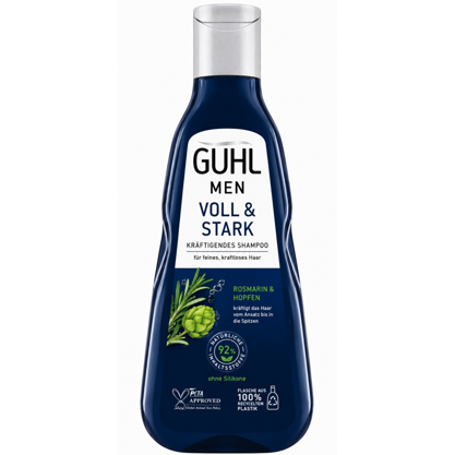 Guhl Men Shampoo Voll & Stark mit Rosmarin & Hopfen 250ml