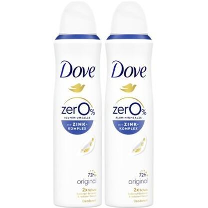 Dove Deodorant Spray original Zink-Komplex 2x150ml