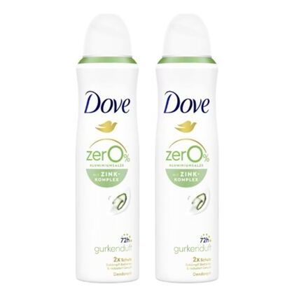 Dove Deodorant Spray Zink-Komplex Gurkenduft 2x150ml