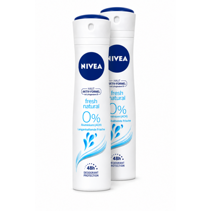 Nivea Deospray Fresh Natural 2x150ml