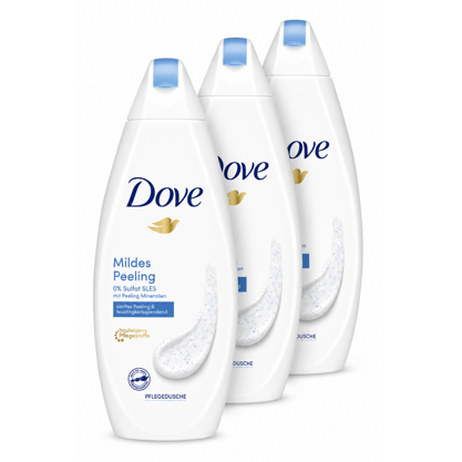 Dove Pflegedusche Mildes Peeling 3x250ml