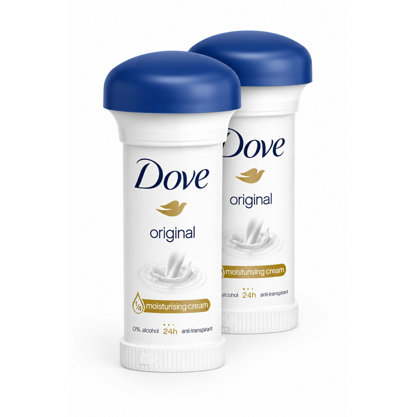 Dove original moisturising cream 2x150ml