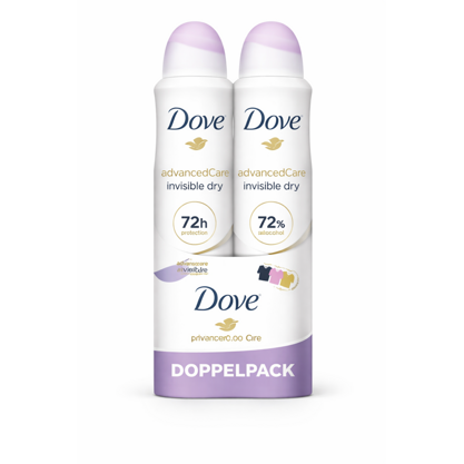Dove Anti-Transpirant Spray invisible dry advanced Care 2x150ml