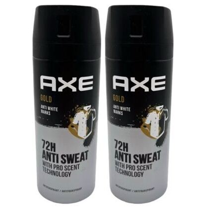Axe Anti-Perspirant Gold 72H Anti Sweat 2x150ml