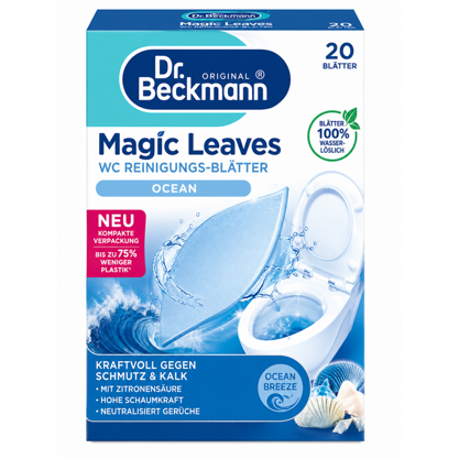 Dr.Beckmann Magic Leaves WC Reinigungs Blätter Ocean 20er