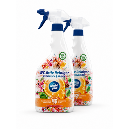 Ambi Pur WC Aktiv Spray Citrus&Waterlilly 2x750ml