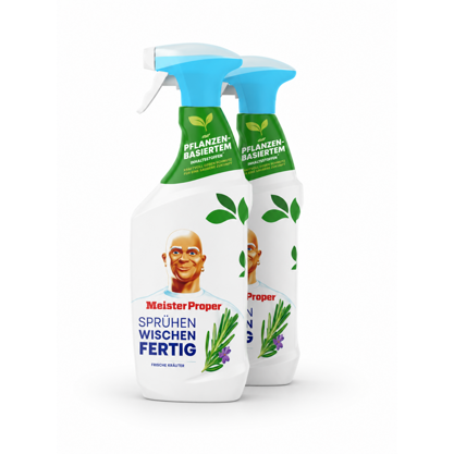 Meister Proper Glasreiniger Spray Rosemary&Lavender 2x800 ml