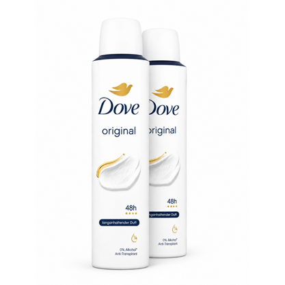 Dove original anti-transpirant 2x40ml