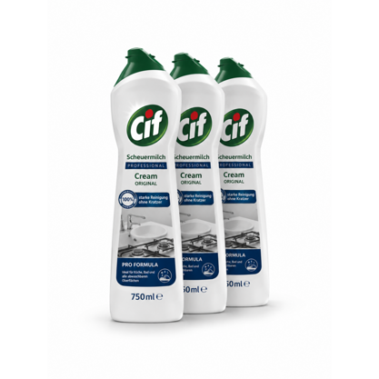 Cif Scheuermilch Professional Cream Original 3x750ml