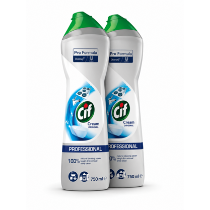 Cif Scheuermilch Professional Cream Original 2x750ml