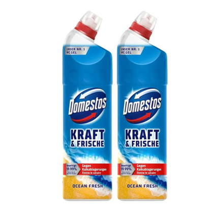 Domestos WC-Gel Kraft&Frische Ocean Fresh 2x750ml
