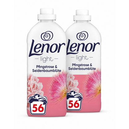 Lenor Seidenbaumblüte & Pfingstrose Flasche 2x56WL