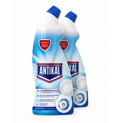 Antikal WC und Urinstein Reiniger Klassisch 2x750ml