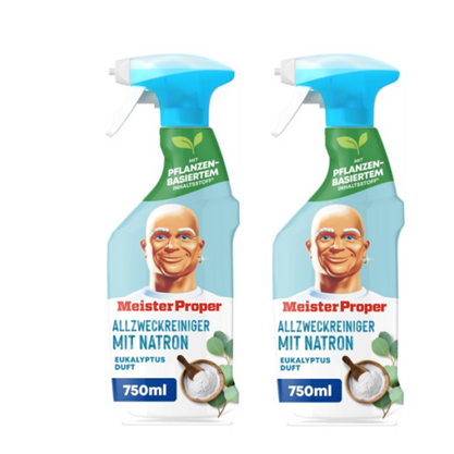 Mr. Propre Allzweckreiniger 2x800ml Spray Bicarbonate Eucalyptus