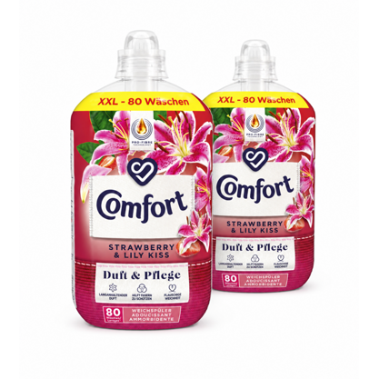Comfort Weichspüler Strawberry&Lily Kiss 2x80WL
