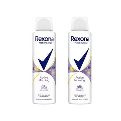 Rexona Anti-Transpirant Spray active morning 2x150ml