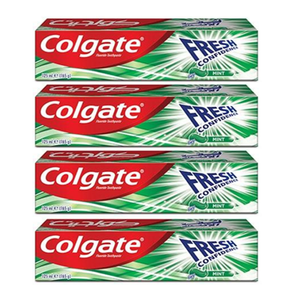 Colgate Zahnpasta Fresh Confidence Refreshing Green 4x75m