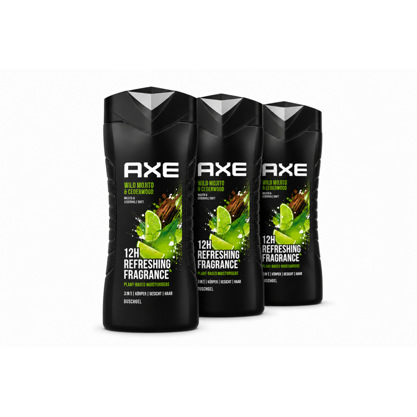 Axe Duschgel Wild Mojito&Cederwood 3x250ml