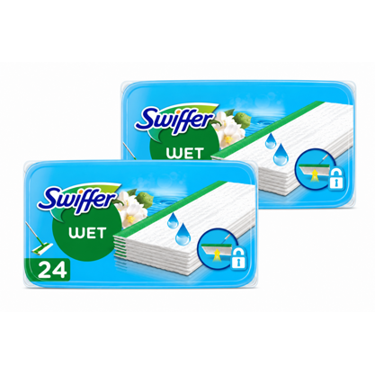 Swiffer Bodenreinigungstücher Wet Morning Fresh 2x24Stk.