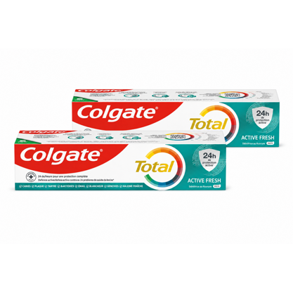 Colgate Zahnpasta Total Active Fresh 2x75ml