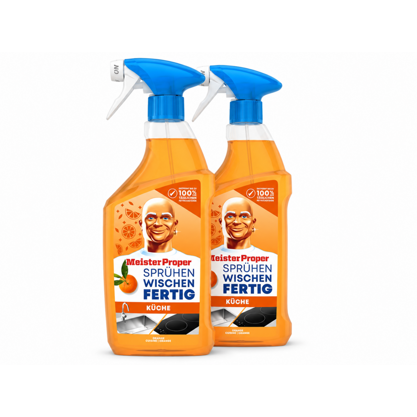 Meister Proper Sprühen Wischen-Fertig Spray Küche 2x800ml