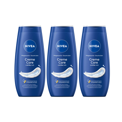 Nivea Pflegedusche 3 in1 Creme Care Nivea Duft 3x250ml