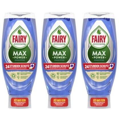 Fairy Handspülmittel Konzentrat MAX Power Eukalyptus 3x545ml