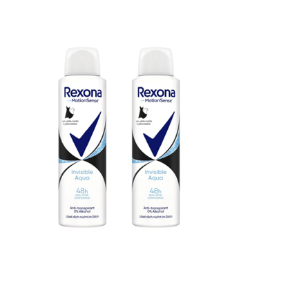 Rexona Anti-Transpirant Spray invisible aqua 2x150ml