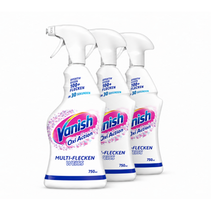 Vanish Oxi Action White ohne chlor 3x750ml