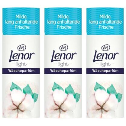 Lenor Light Wäscheparfüm Frische Baumwollblüte 3x160g