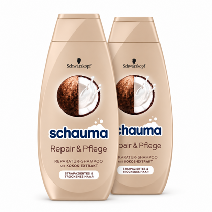 Schauma Shampoo Repair und Pflege Doppelpack 2x400ml