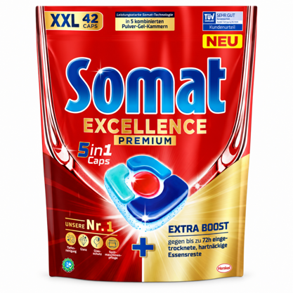 Somat Spülmaschinen Caps Excellence Premium 5 in 1 42Stk.