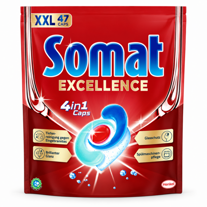 Somat Spülmaschinen Caps Excellence 4 in 47Stk.