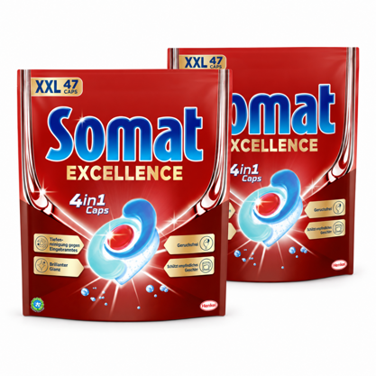 Somat Spülmaschinen Caps Excellence 4 in1 2x47Stk.