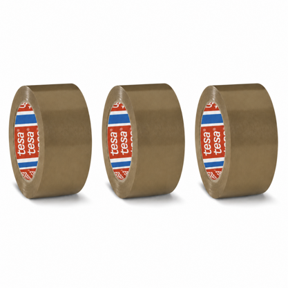 tesa Packband braun  3x 66mx50mm