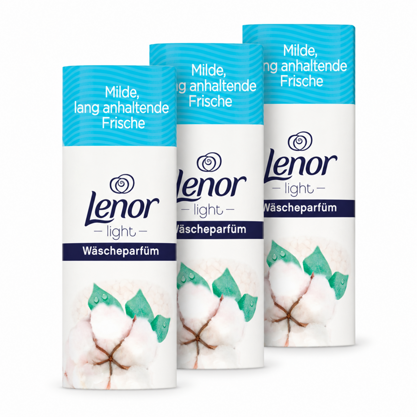 Lenor Light Wäscheparfüm Frische Baumwollblüte 3x160g