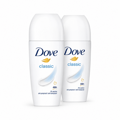 Dove Deo Roll on Women Classic 2x50ml
