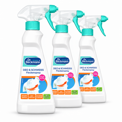 Dr. Beckmann Flecken-Spray Deo & Schweiß 3x250ml
