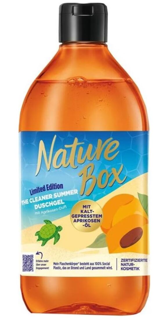 Nature Box Duschgel Limited Edition mit Aprikosen Öl 385ml