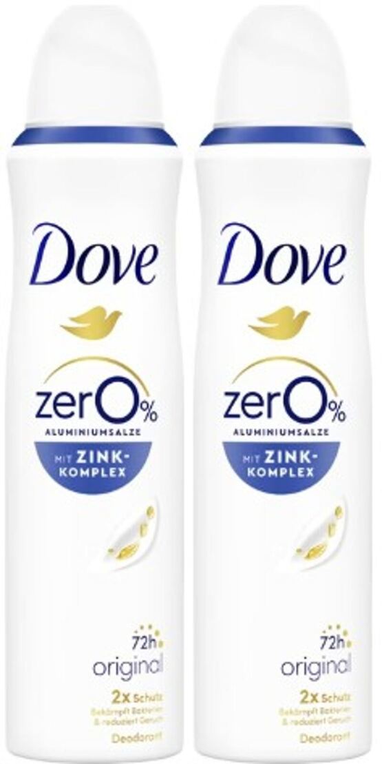 Dove Deodorant Spray original Zink-Komplex 2x150ml