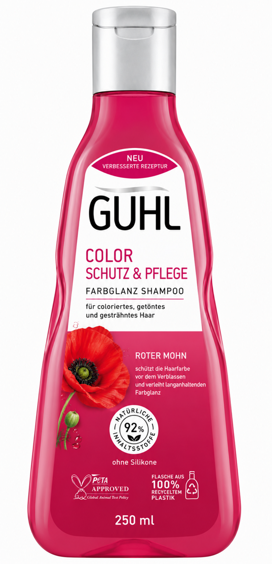 Guhl Shampoo Color Schutz & Pflege  mit rotem Mohn 250ml