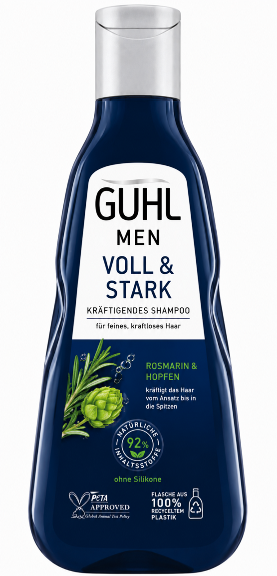 Guhl Men Shampoo Voll & Stark mit Rosmarin & Hopfen 250ml