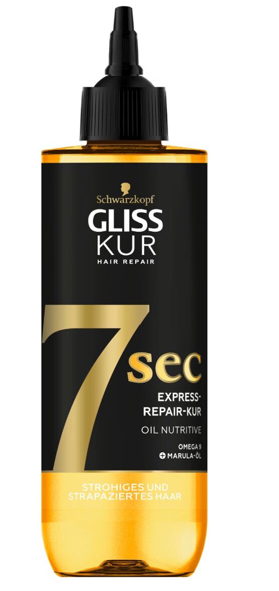 Gliss Kur 7sec Express Repair Kur Oil Nutrive 200ml