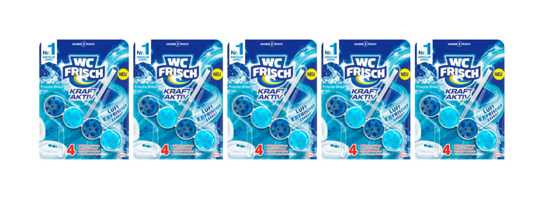 WC Frisch WC Stein Kraft Aktiv Frische Brise 5x50g
